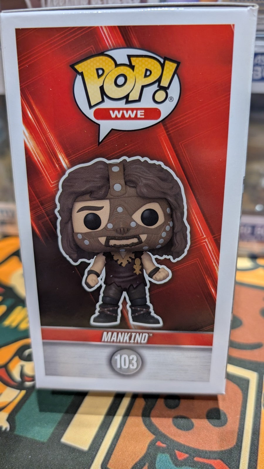 Funko Pop! WWE Mankind #103 Special Edition With Protector