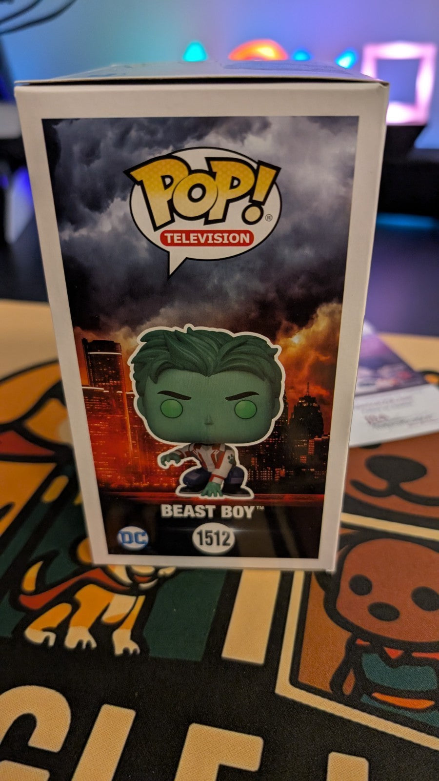Ryan Potter Signed Beast Boy Funko Pop JSA Titans with JSA COA and Inscription