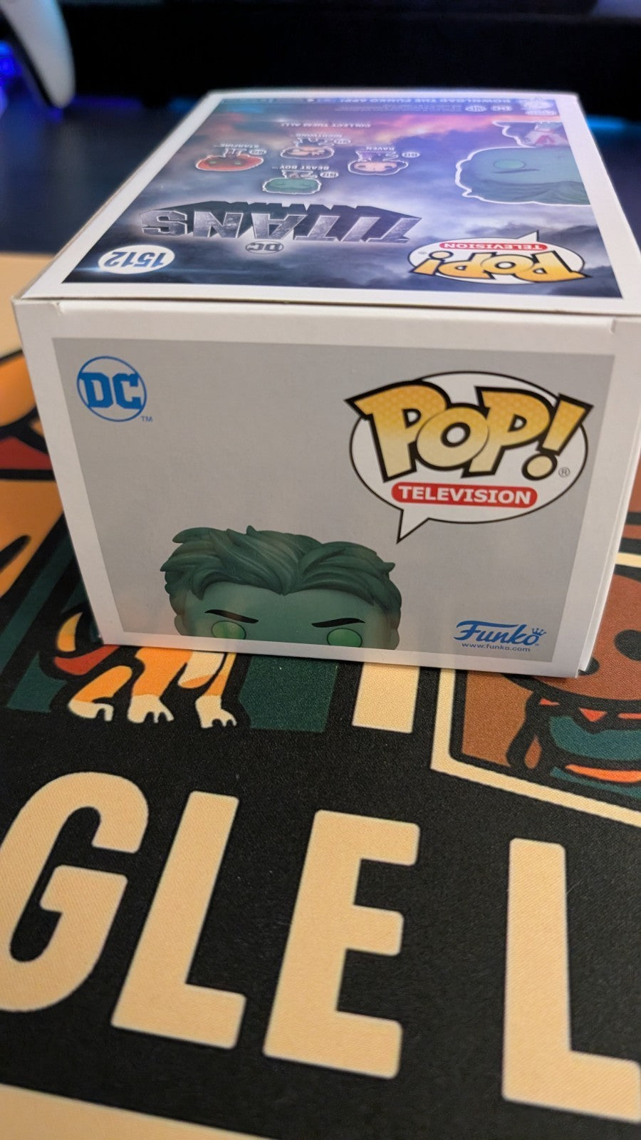 Ryan Potter Signed Beast Boy Funko Pop JSA Titans with JSA COA and Inscription