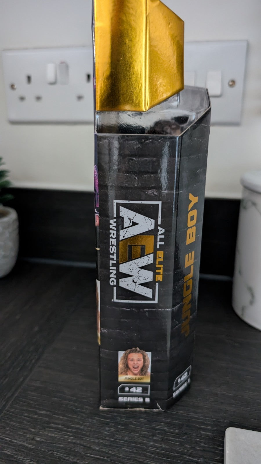 AEW Unrivaled Series 5 Jungle Boy Jack Perry Signed WrestlingFigure SWAU COA WWE