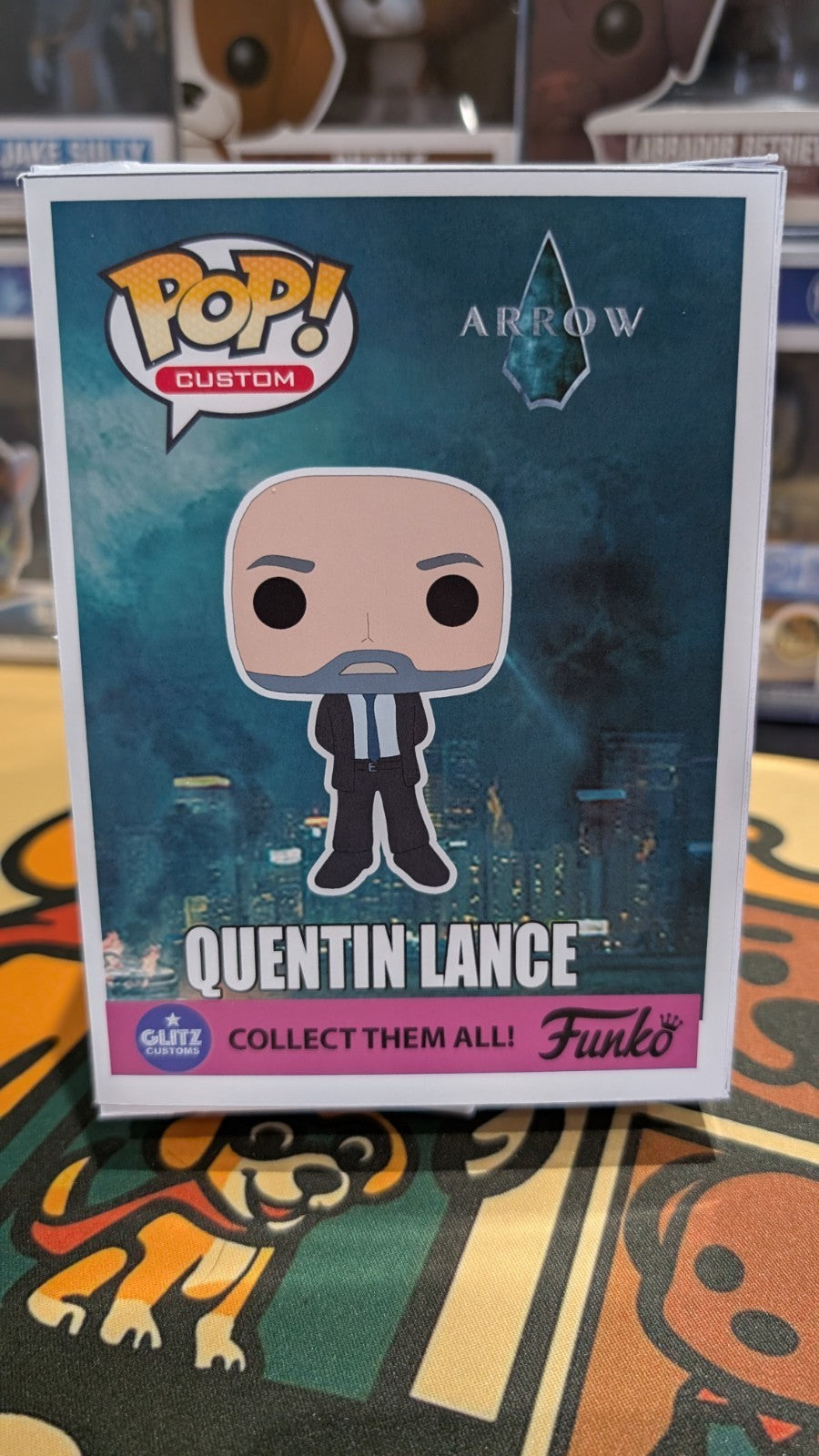 Custom Funko Pop! TV DC Heroes Arrow Quentin Lance