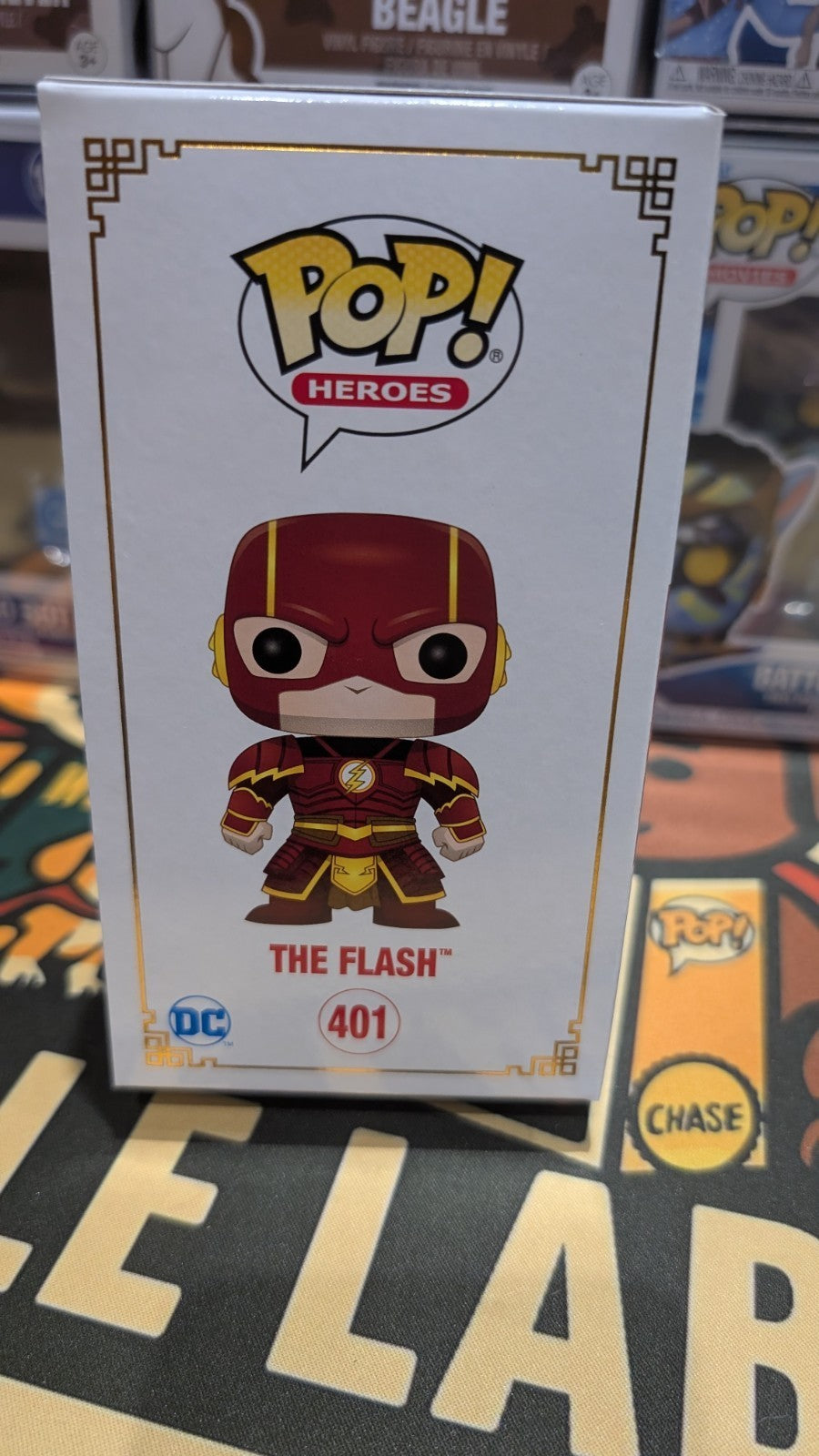 Funko Pop! Vinyl: DC Universe - The Flash Gold Metallic Exclusive #401