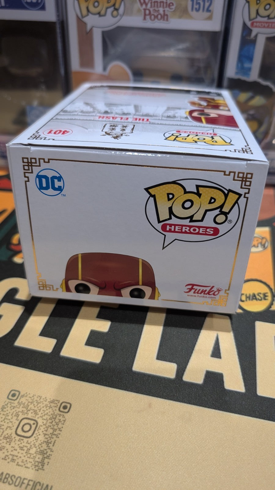 Funko Pop! Vinyl: DC Universe - The Flash Gold Metallic Exclusive #401