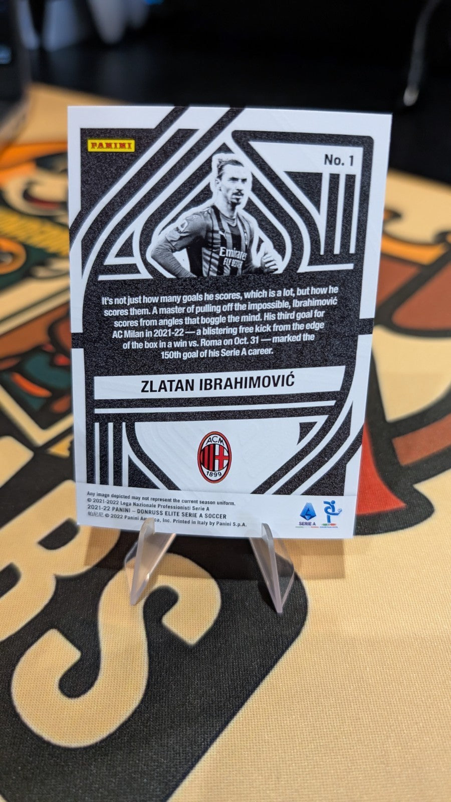 Panini Donruss Elite Serie A 21/22 Zlatan Ibrahimovic AC Milan Elite Deck