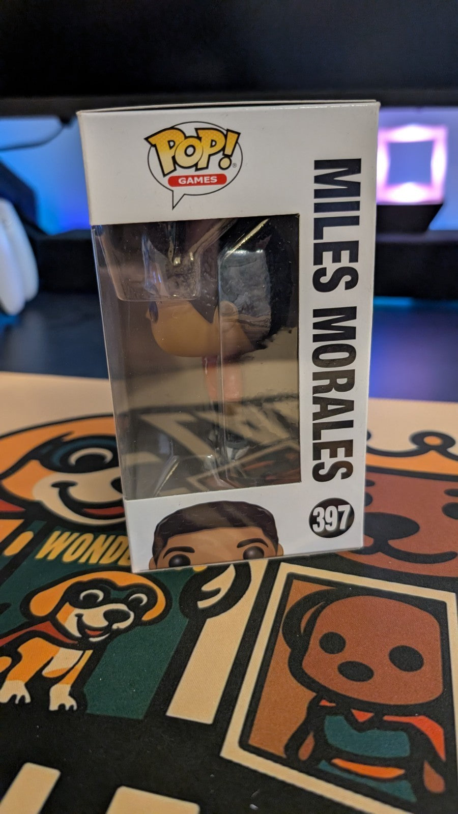 Miles Morales Spiderman Playstation Funko Pop #397 Marvel Spider-Man