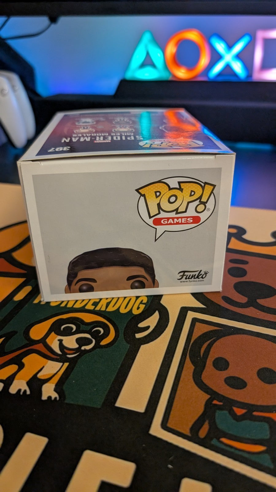 Miles Morales Spiderman Playstation Funko Pop #397 Marvel Spider-Man