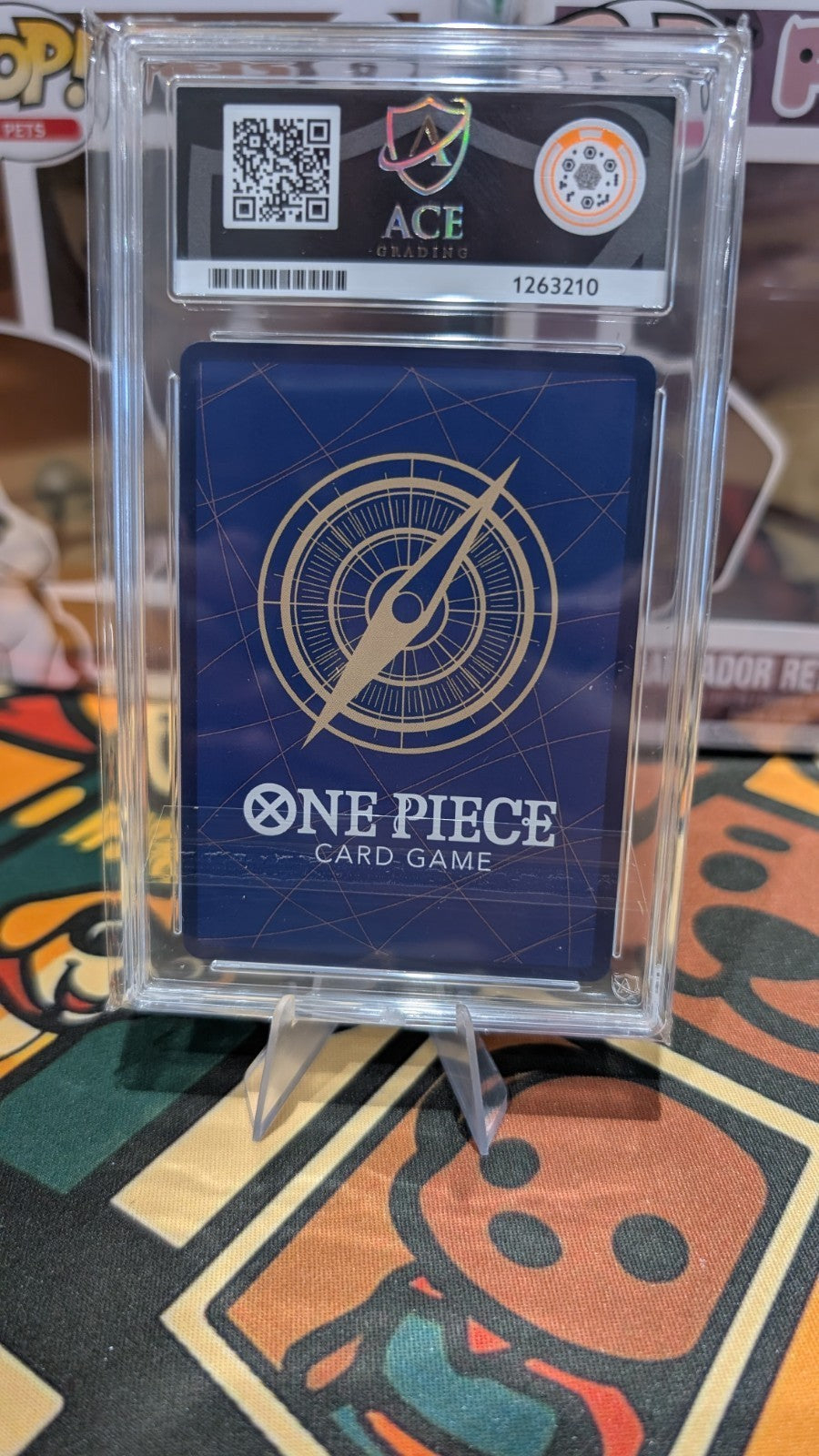 One Piece Card - Brook - Full Art Parallel OP15-032 Ace Grade 10