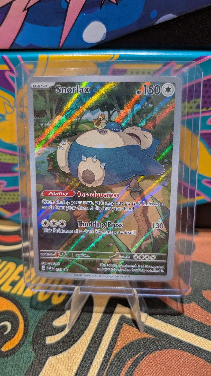 Pokémon TCG - Snorlax - 051 SV Scarlet & Violet - Black Star Promo