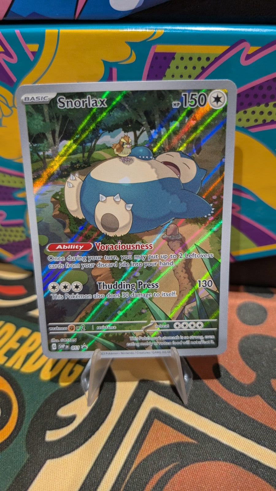 Pokémon TCG - Snorlax - 051 SV Scarlet & Violet - Black Star Promo