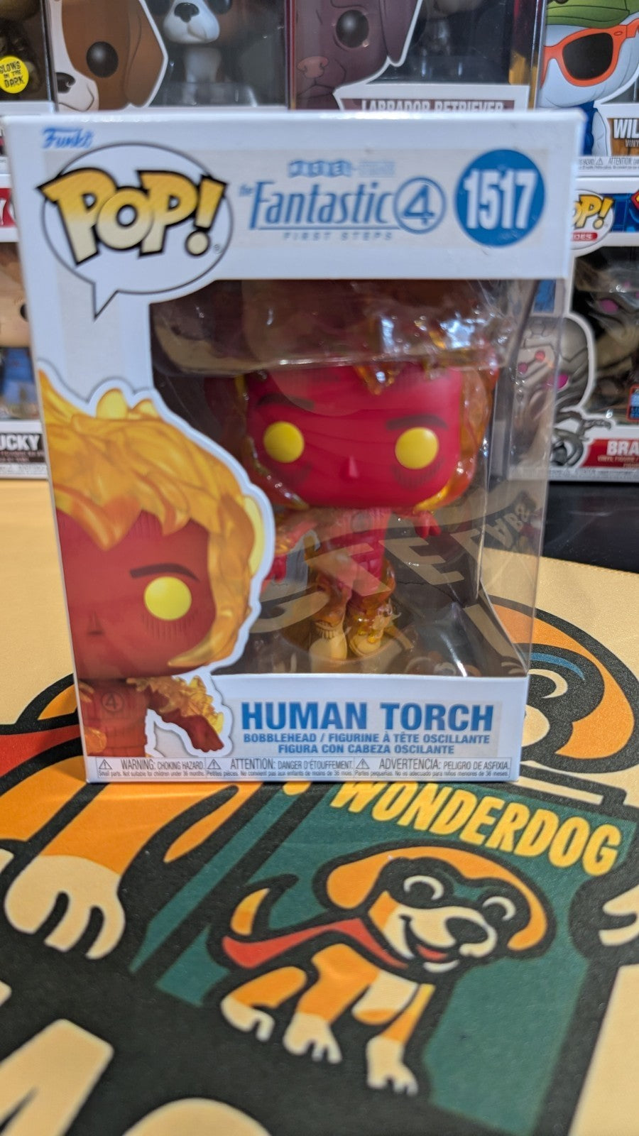 Funko Pop! Human Torch the Fantastic Four First Steps #1517 Marvel Collectible