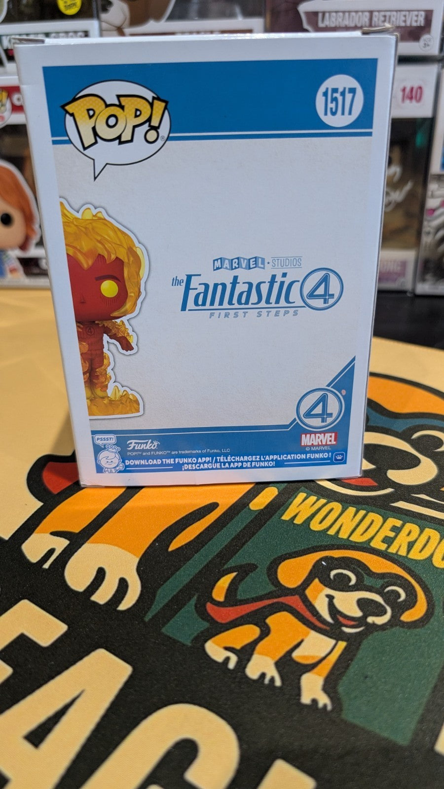 Funko Pop! Human Torch the Fantastic Four First Steps #1517 Marvel Collectible