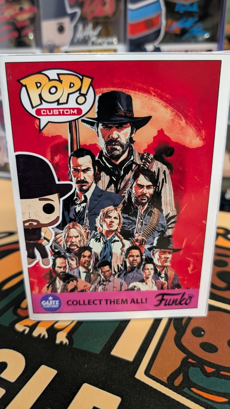 John Marston Funko Custom Red Dead Redemption Signed By Rob Wiethoff SWAU COA
