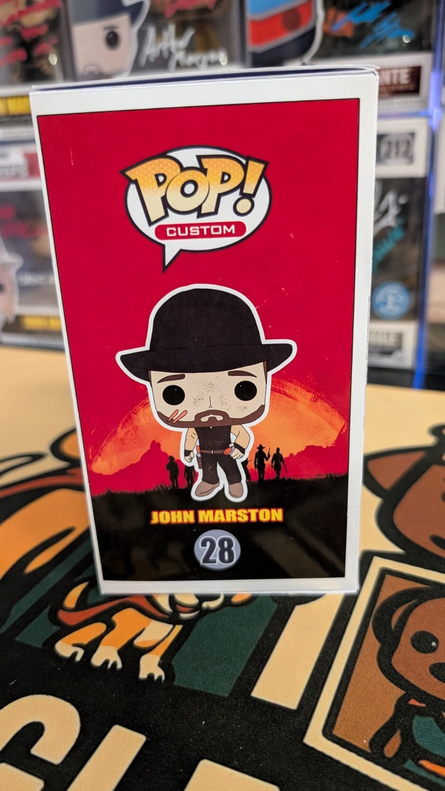 John Marston Funko Custom Red Dead Redemption Signed By Rob Wiethoff SWAU COA