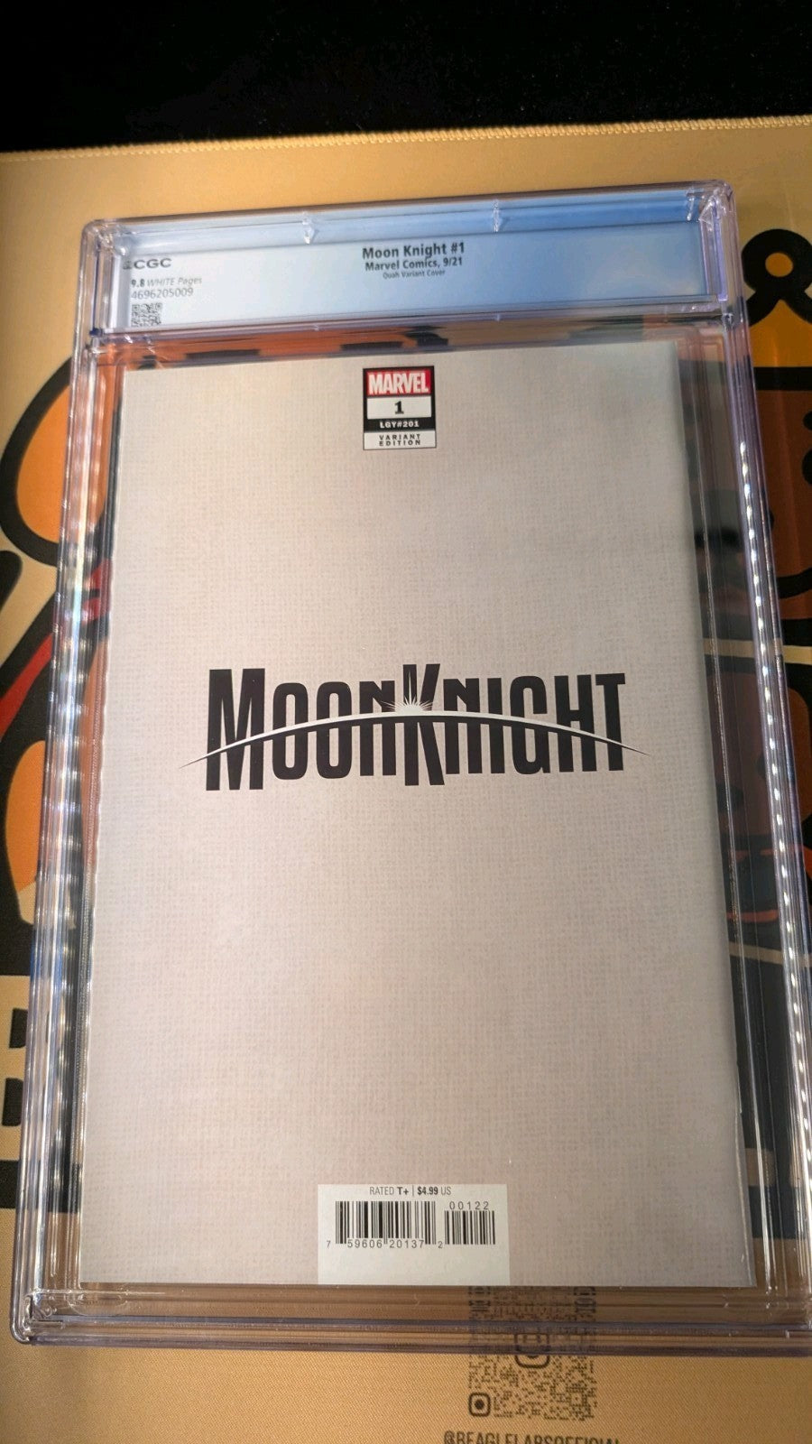 CGC 9.8 Moon Knight #1 Alan Quah Variant Graded Marvel