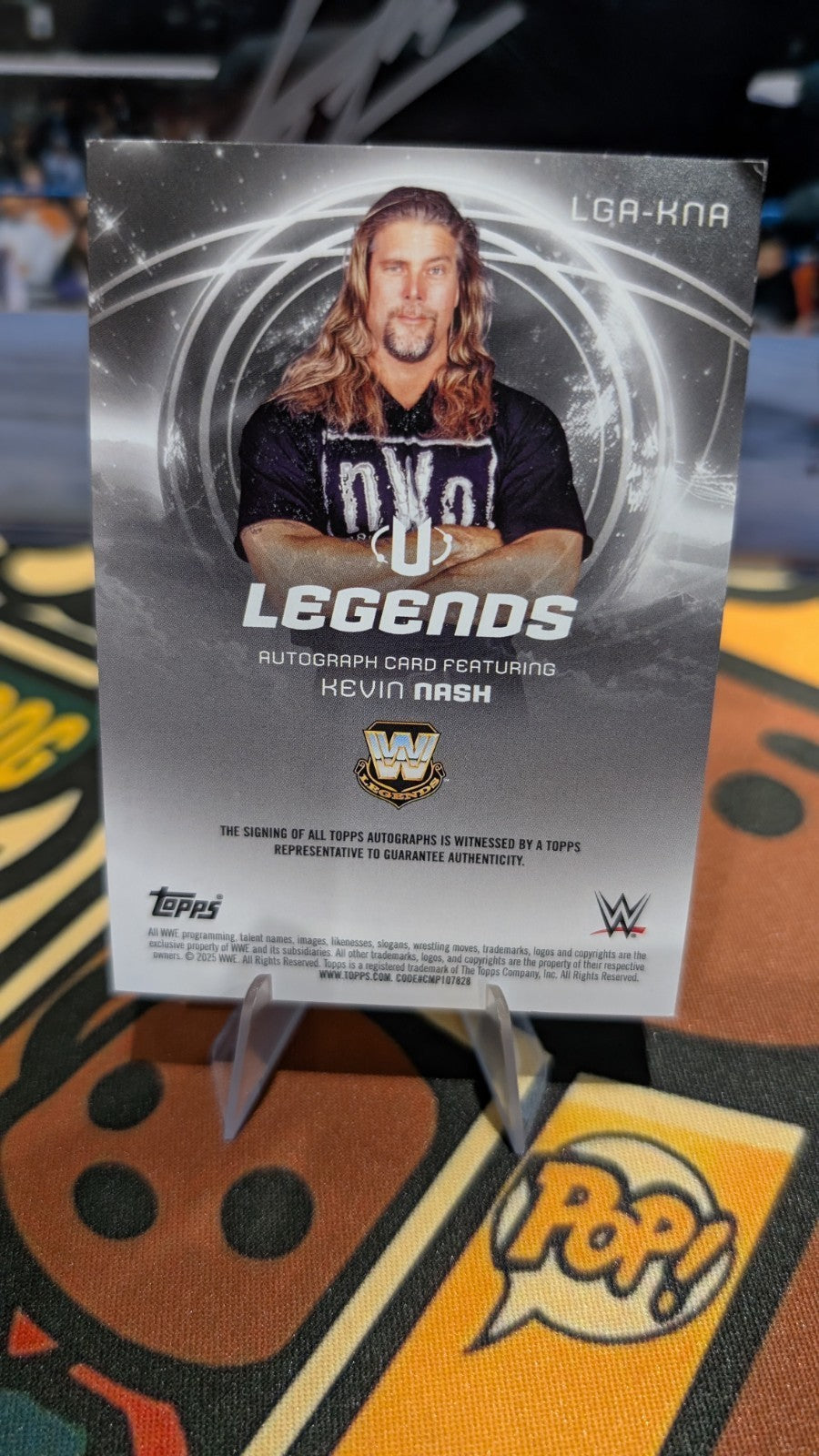 KEVIN NASH 2025 Topps Universe WWE #LGA-KNA Auto Legends Autograph