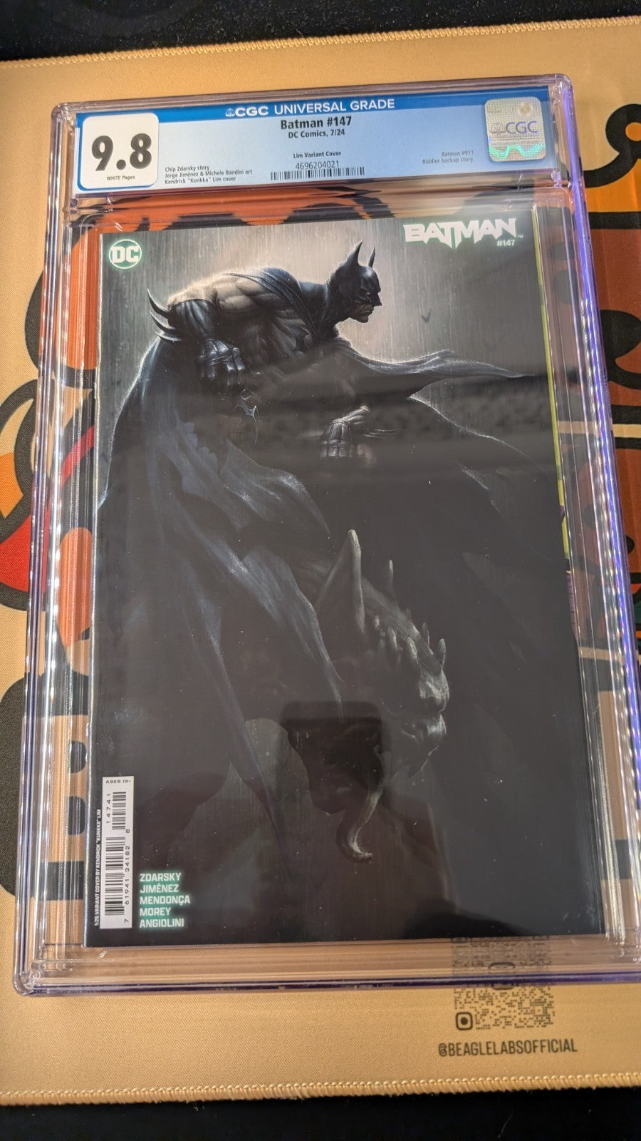 DC Batman Lim Variant #147 2024 CGC Graded Comics 9.8