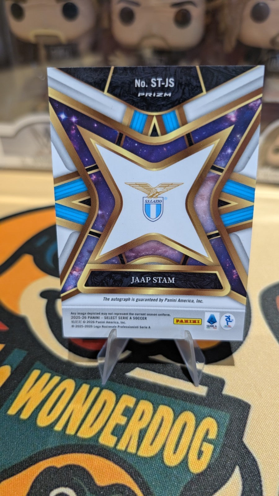 Panini Select Serie A 2025-26 Jaap Stam SS Lazio ST-JS Prizm Auto