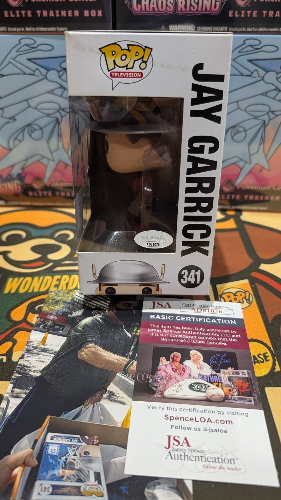 John Wesley Shipp Signed The Flash JAY GARRICK Funko Pop 341 JSA COA