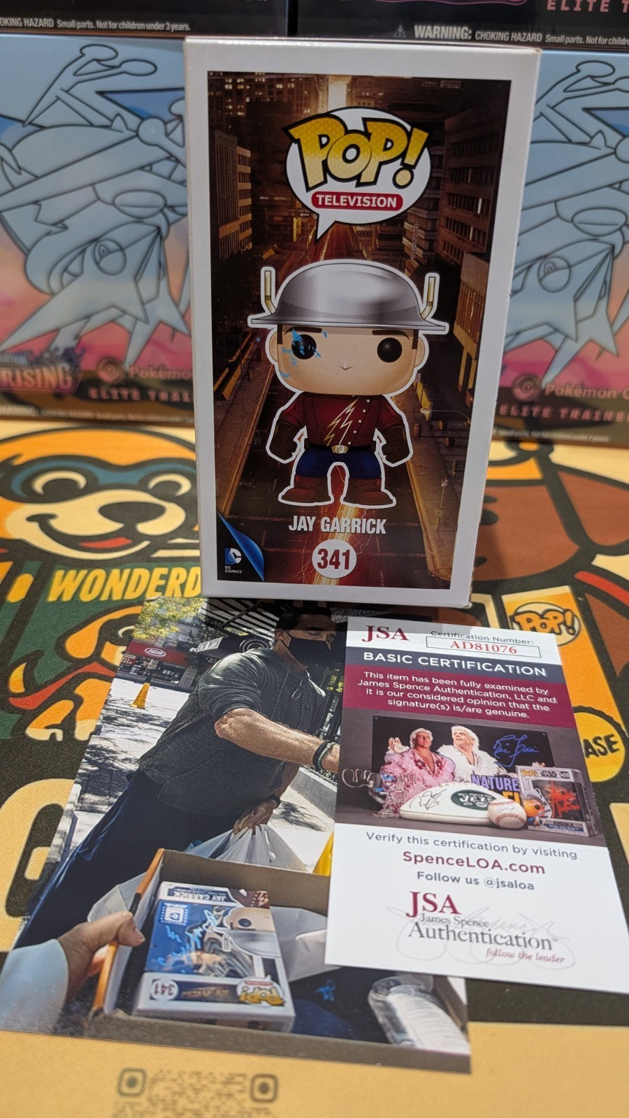 John Wesley Shipp Signed The Flash JAY GARRICK Funko Pop 341 JSA COA