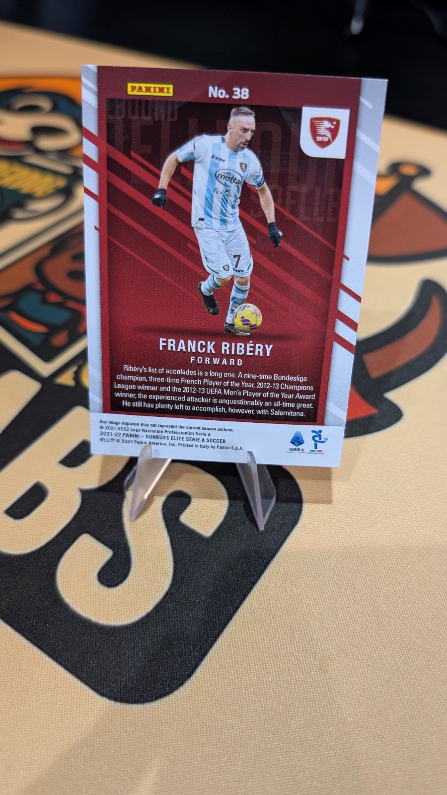 2021-22 Panini Donruss Elite Serie A Salernitana Spellbound Franck Ribery