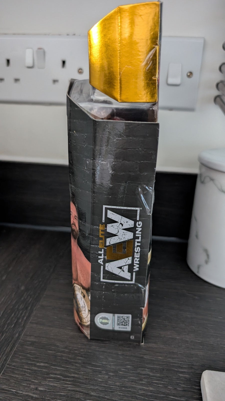 AEW Unrivaled Series 7 Cash Wheeler Signed Wrestling Figure SWAU COA WWE FTR