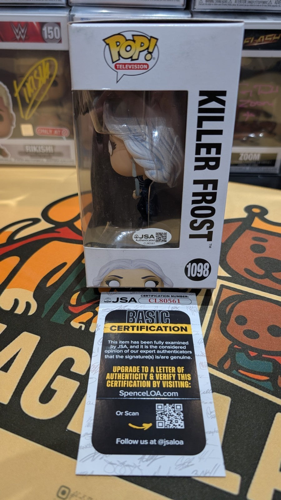 The Flash Killer Frost 712 Signed JSA COA Funko Pop Danielle Panabaker