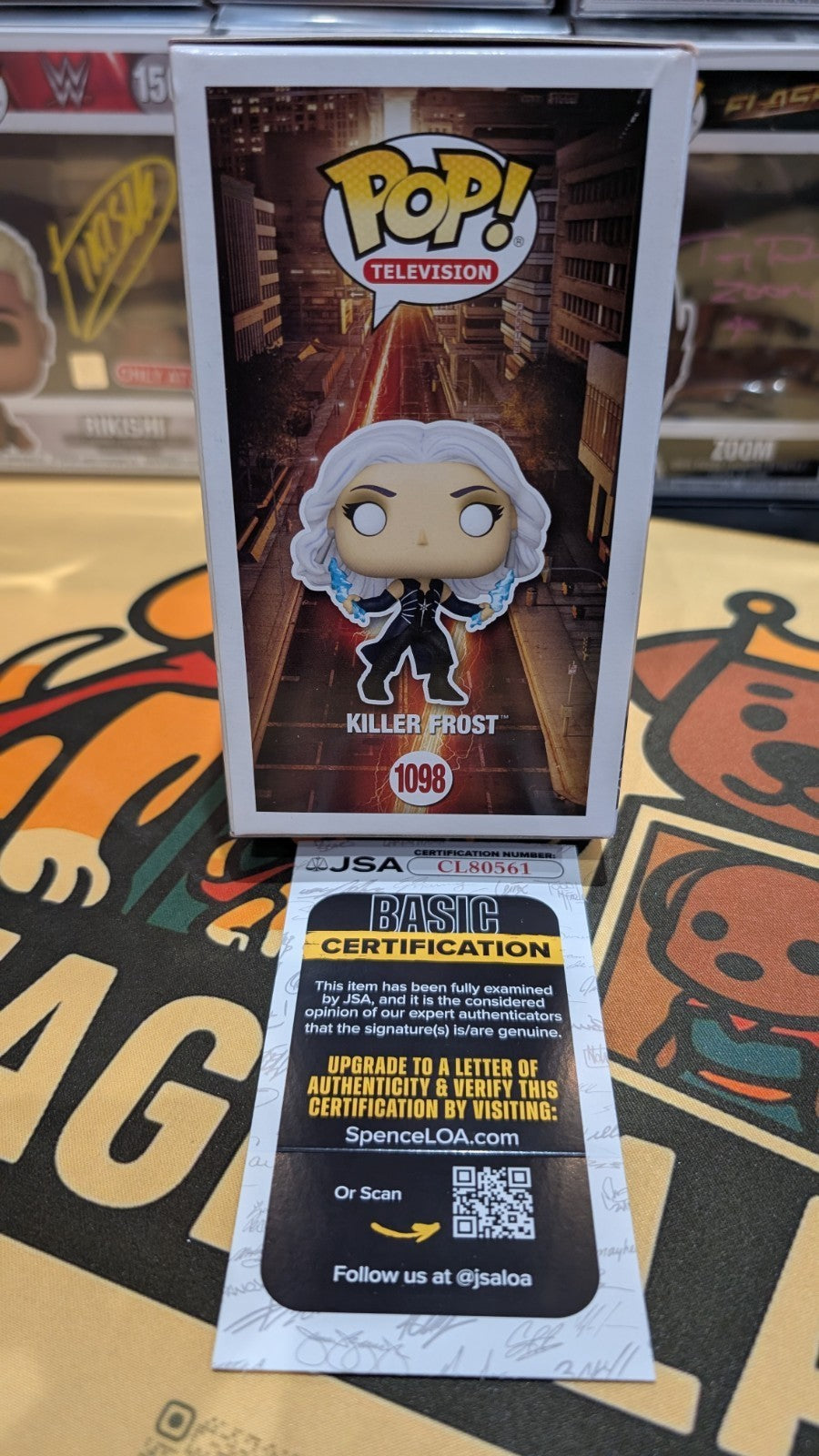 The Flash Killer Frost 712 Signed JSA COA Funko Pop Danielle Panabaker