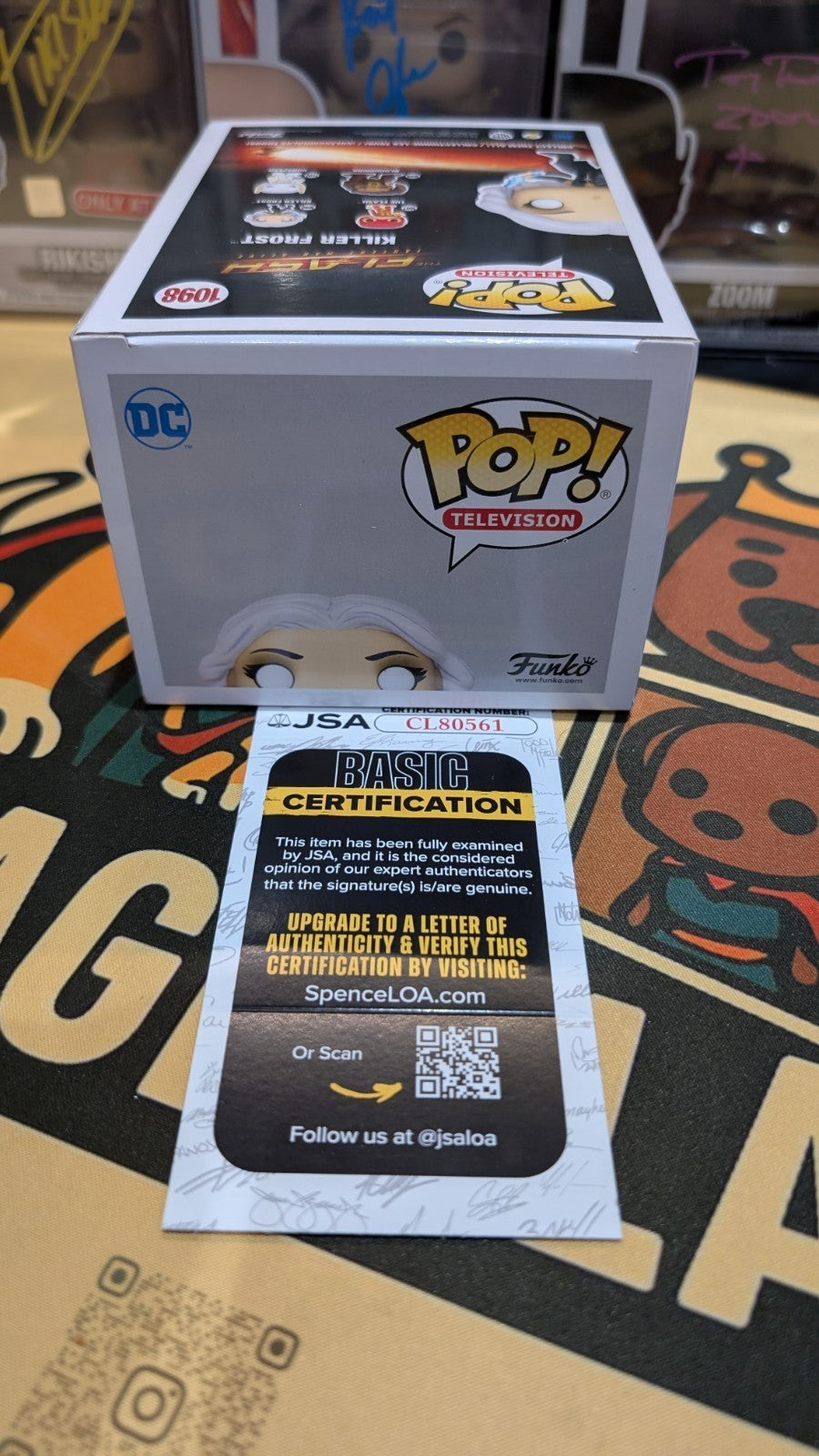 The Flash Killer Frost 712 Signed JSA COA Funko Pop Danielle Panabaker