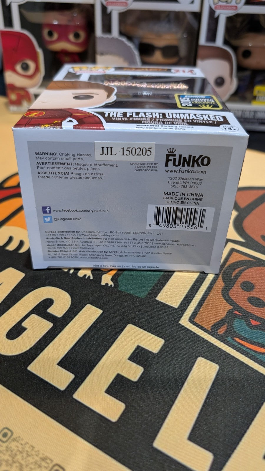 The Flash: Unmasked 214 Funko Pop! Vinyl FLASH - 2015 Summer Con