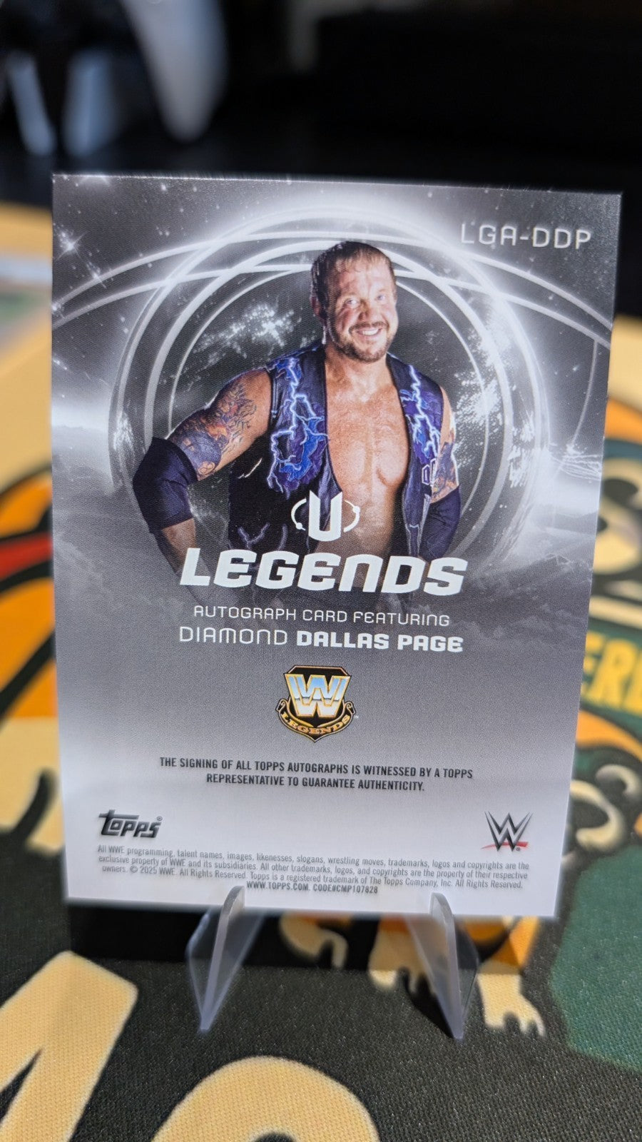Diamond Dallas Page WWE Universe Topps 2025 LGA-DDP Autograph Legends Card