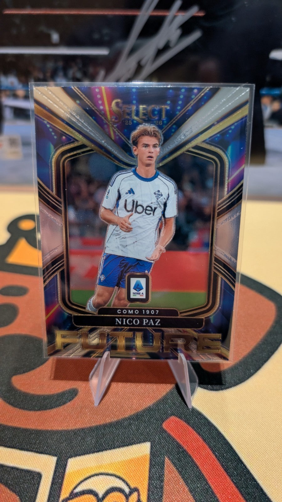 2025-26 Panini Select Serie A Como Nico Paz Future Silver Prizm