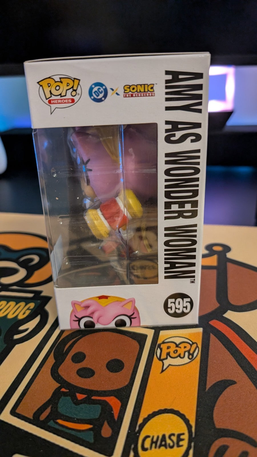 Funko Pop! Heroes DC x Sonic – Amy as Wonder Woman #595 Vinyl Figure