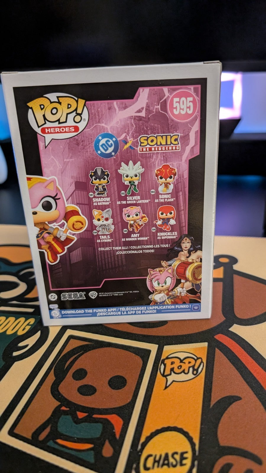 Funko Pop! Heroes DC x Sonic – Amy as Wonder Woman #595 Vinyl Figure