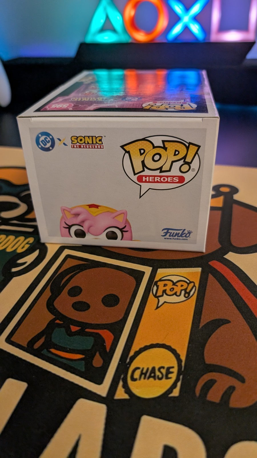 Funko Pop! Heroes DC x Sonic – Amy as Wonder Woman #595 Vinyl Figure