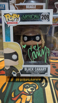 Funko Pop Arrow Black Canary 209 Signed By Caity Lotz SWAU COA DC CW Legends