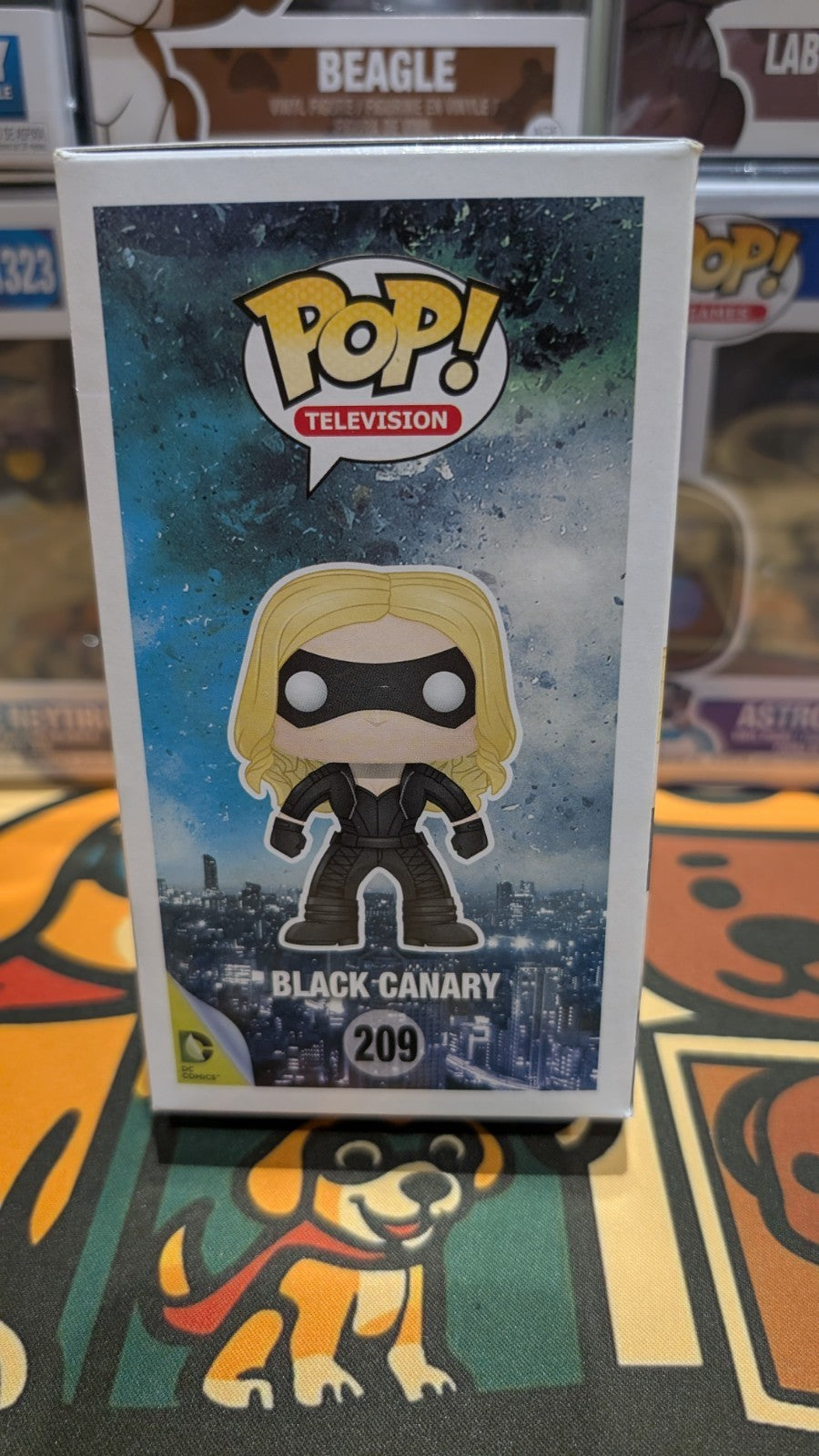 Funko Pop Arrow Black Canary 209 Signed By Caity Lotz SWAU COA DC CW Legends