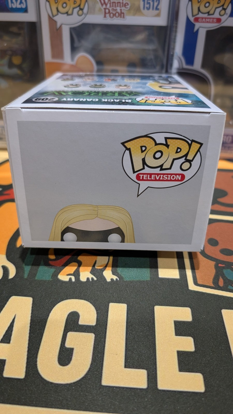 Funko Pop Arrow Black Canary 209 Signed By Caity Lotz SWAU COA DC CW Legends