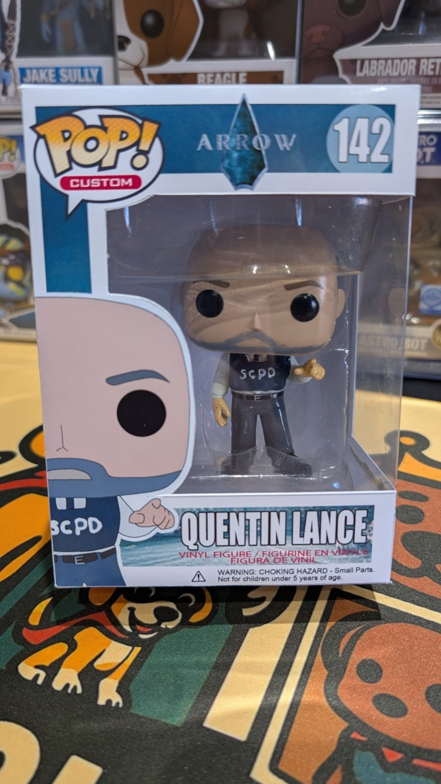 Custom Funko Pop! TV DC Heroes Arrow Quentin Lance