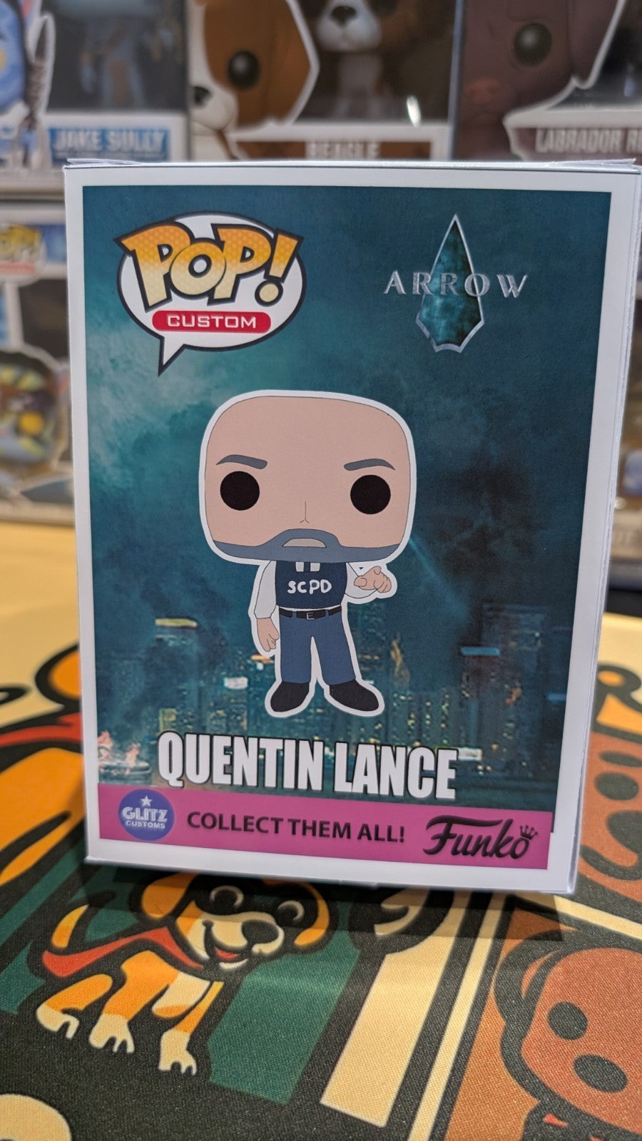 Custom Funko Pop! TV DC Heroes Arrow Quentin Lance