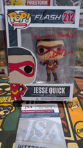 The Flash Custom Funko Pop Jesse Quick Signed by Violett Beane With JSA COA