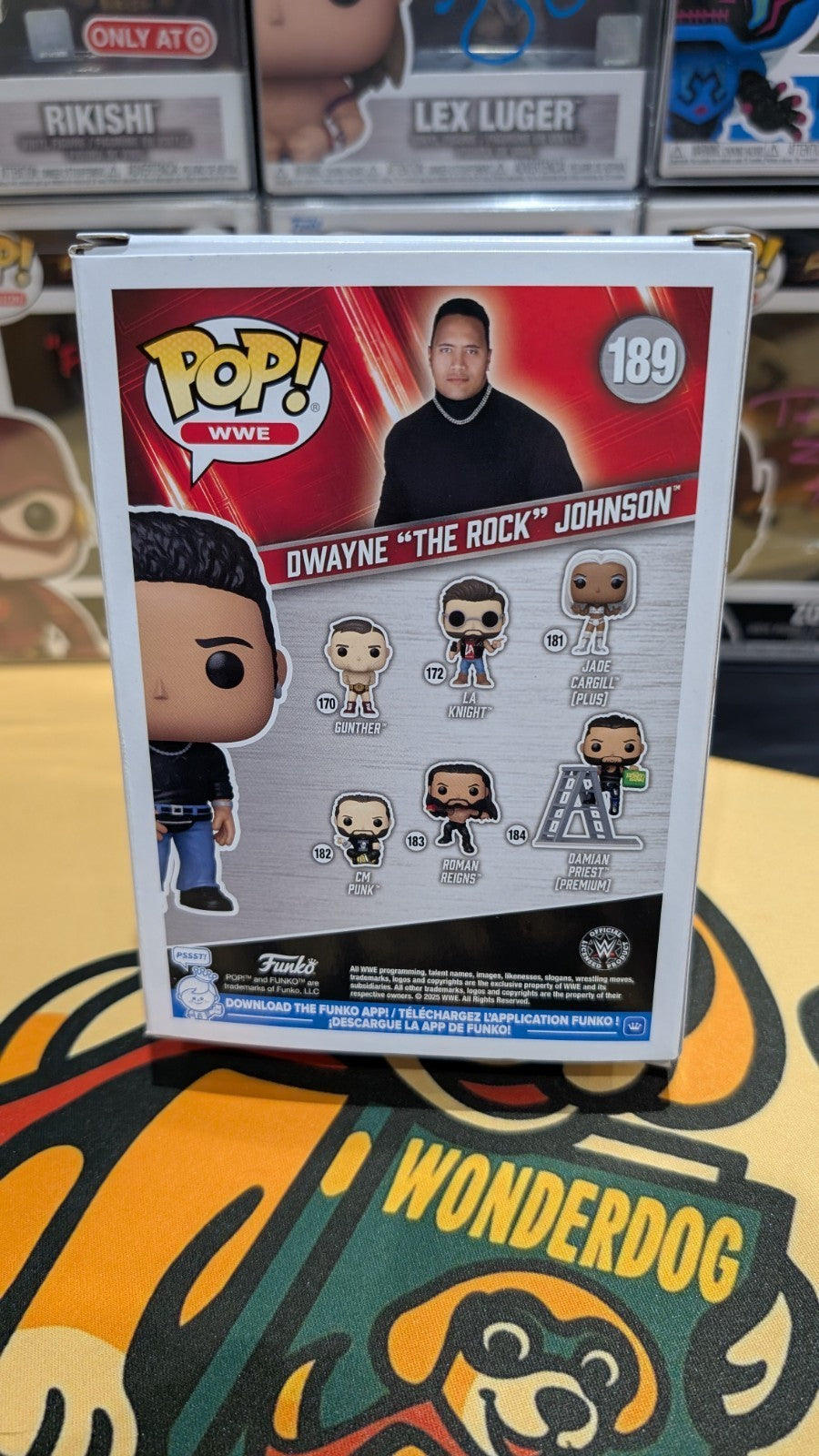 Funko POP! WWE Dwayne “The Rock” Johnson #189 Vinyl Figure
