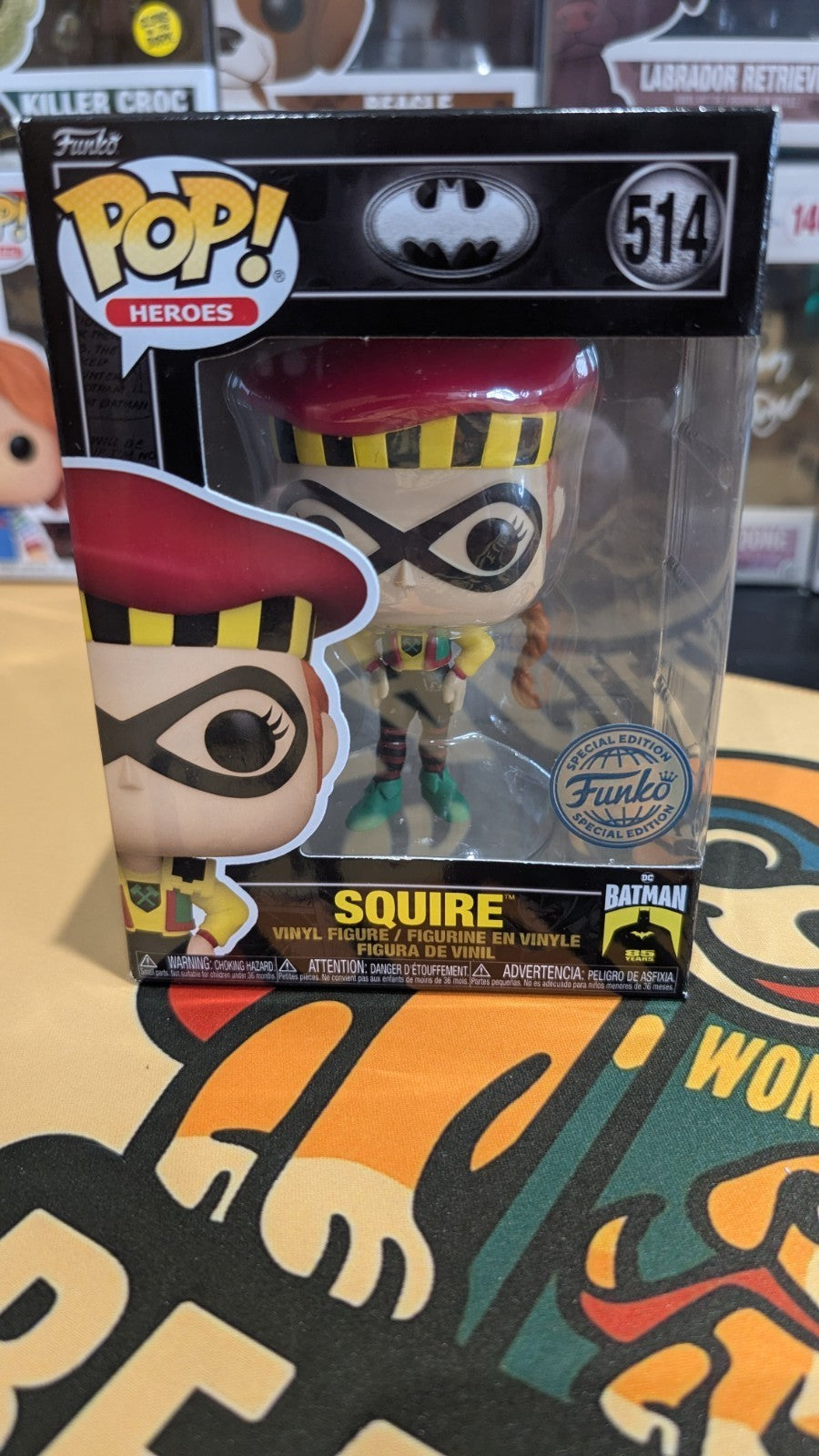 DC Comics Batman 85th Anniversary Knight & Squire #514 Funko Shop Pop Vinyl
